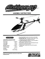 Preview for 1 page of JR ProPo Airskipper 50 Assembly Instructions Manual