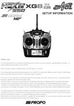 JR ProPo NEX 550 Setup Information Manual preview