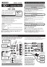 Preview for 2 page of JR ProPo XBus Series Operation Manual