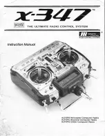 JR x-347 Instruction Manual предпросмотр