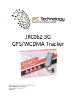 Предварительный просмотр 1 страницы JRC Technology JRC06Z 3G User Manual