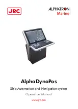 JRC Alphatron Marine AlphaDynaPos Operation Manual preview