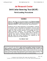 Предварительный просмотр 1 страницы JRC DCST Manual