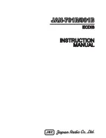 JRC JAN-701B - Instruction Manual preview