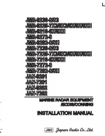 JRC JAN-7201 Installation Manual preview