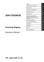 Preview for 1 page of JRC JAN-7202 Instruction Manual