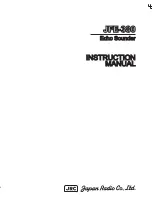 JRC JFE-380 - Instruction Manual preview