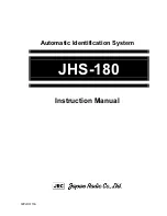 Preview for 1 page of JRC JHS-180 Instruction Manual