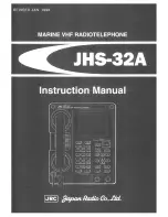 JRC JHS-32A Instruction Manual preview