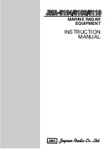 Preview for 1 page of JRC JMA-5104 Instruction Manual