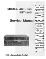 Preview for 1 page of JRC JST-145 Service Manual