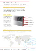 Предварительный просмотр 3 страницы JRC JUE-250 - Brochure