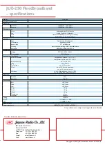 Предварительный просмотр 6 страницы JRC JUE-250 - Brochure