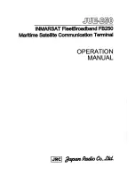 JRC JUE-250 - Operation Manual preview