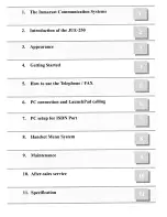 Preview for 13 page of JRC JUE-250 - Operation Manual