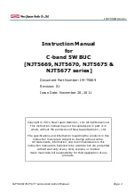 JRC NJT5669 Series Instruction Manual предпросмотр