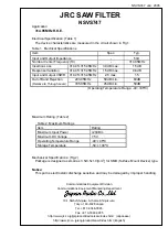 Предварительный просмотр 1 страницы JRC NSVS747 Manual