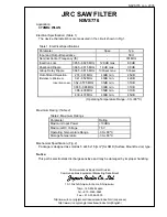 Preview for 1 page of JRC NSVS776 Manual