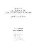 JS Automation AIO-3310 User Manual preview