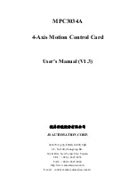 JS Automation MPC3034A User Manual preview