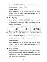 Preview for 23 page of JS-AZ PRIS SCALE Operation Manual