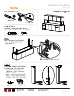 Preview for 1 page of JSI SWISH Overhead Supports Installation Instructions