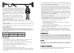 Preview for 12 page of JSP FAR0804 Instructions On Use, Care And Inspection