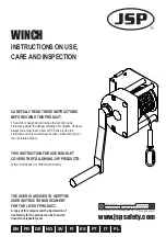 Предварительный просмотр 1 страницы JSP FAR1004 Instructions On Use, Care And Inspection