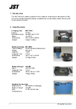 Preview for 3 page of JST BCT-8150 Instruction Manual