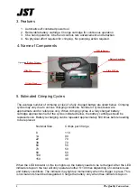 Preview for 4 page of JST BCT-8150 Instruction Manual