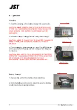 Preview for 5 page of JST BCT-8150 Instruction Manual