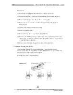 Preview for 22 page of JST CMK-R Operation Manual