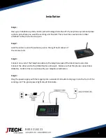 Preview for 2 page of JTECH I-Station Installation And Operating Instructions Manual