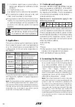 Preview for 10 page of JTS 0259611 Instruction Manual