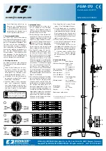 JTS FGM-170 Quick Start Manual предпросмотр