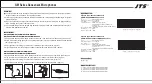 Предварительный просмотр 2 страницы JTS GM-5200L Series Instruction Manual