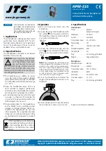 Preview for 2 page of JTS HPM-535 Instructions