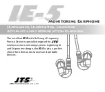 JTS IE-5 Manual preview