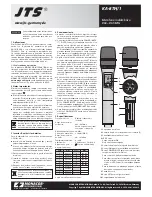 Предварительный просмотр 4 страницы JTS KA-8TH/1 Manual