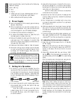 Preview for 8 page of JTS MH-920/5 Instruction Manual