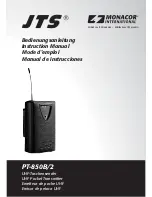 JTS PT-850B/2 Instruction Manual preview