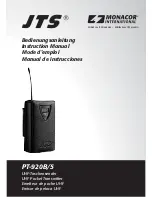 JTS PT-920B/5 Instruction Manual preview