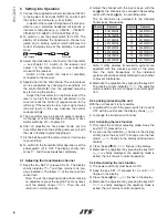 Preview for 8 page of JTS PT-920B/5 Instruction Manual