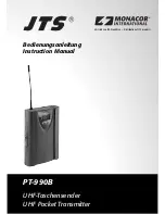 JTS PT-990B Instruction Manual preview