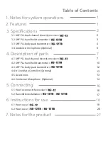 Preview for 4 page of JTS RU-12 Instruction Manual