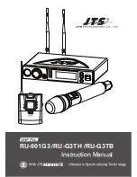 Preview for 1 page of JTS RU-901G3 Instruction Manual