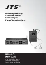 Preview for 1 page of JTS SIEM-2/2 Instruction Manual