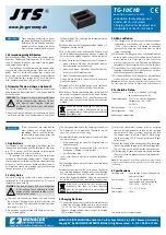 Preview for 1 page of JTS TG-10CH2 Quick Manual