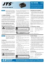 Preview for 2 page of JTS TG-10CH2 Quick Manual