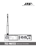 Preview for 1 page of JTS TG-98STX Manual